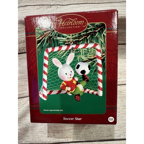 Carlton Cards "soccer Star" Christmas Ornament  #68 - Picture 1 of 5